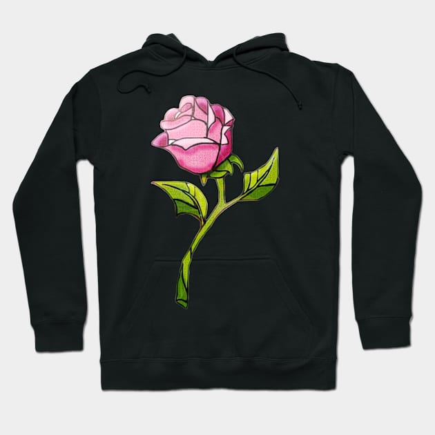 Beauty Rose Hoodie by meryrianaa